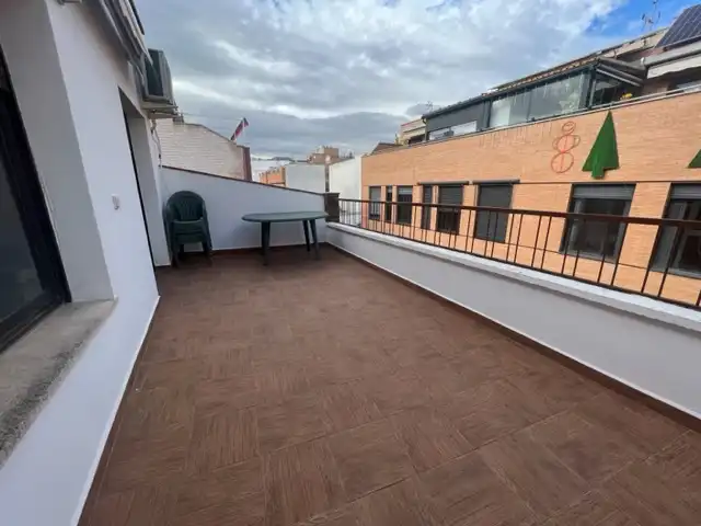 Terrace of Flat for rent in Puertollano  with Air Conditioner, Heating and Parquet flooring