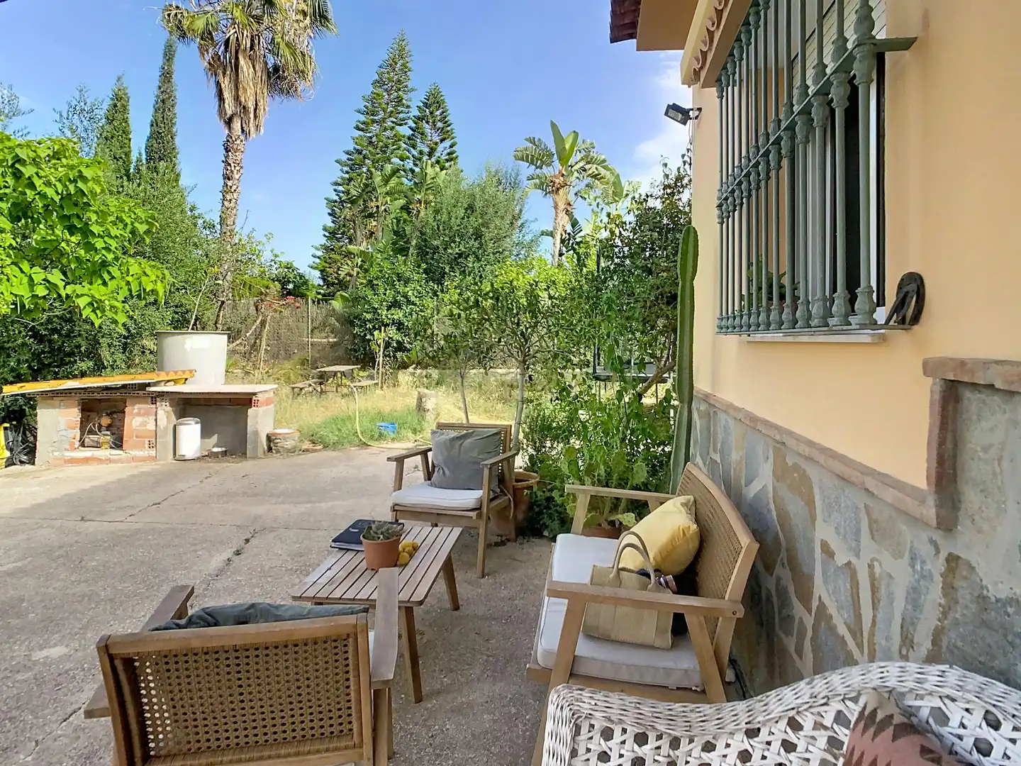 Jardín de Finca rústica en venta en Alhaurín El Grande con Aire acondicionado, Jardín privado y Trastero
