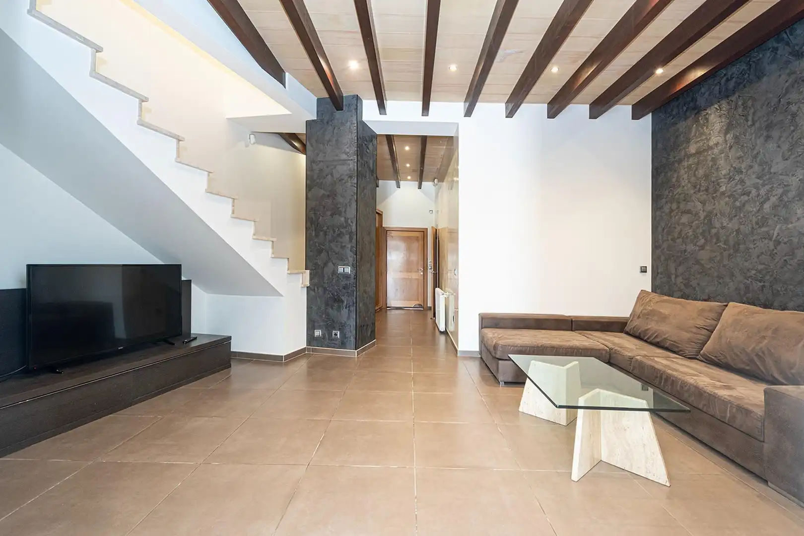 Sala de estar de Casa o chalet de alquiler en Campanet con Aire acondicionado, Calefacción y Terraza