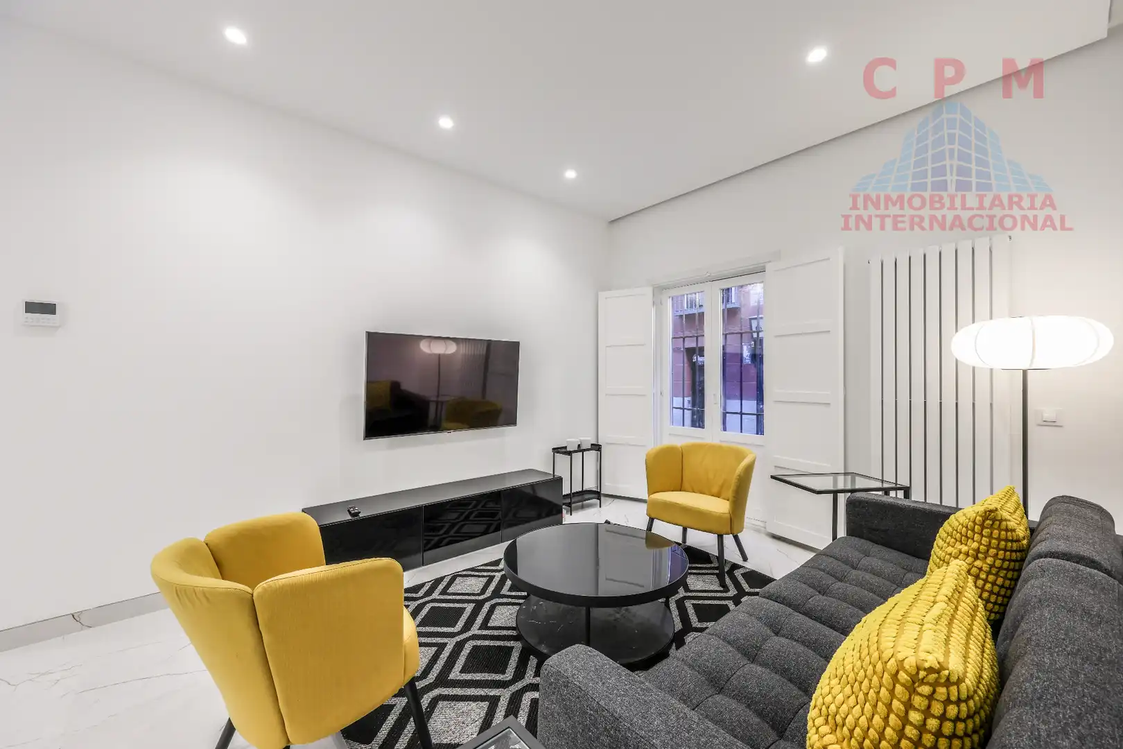 Sala de estar de Piso de alquiler en Madrid con Aire acondicionado, Calefacción y Parquet