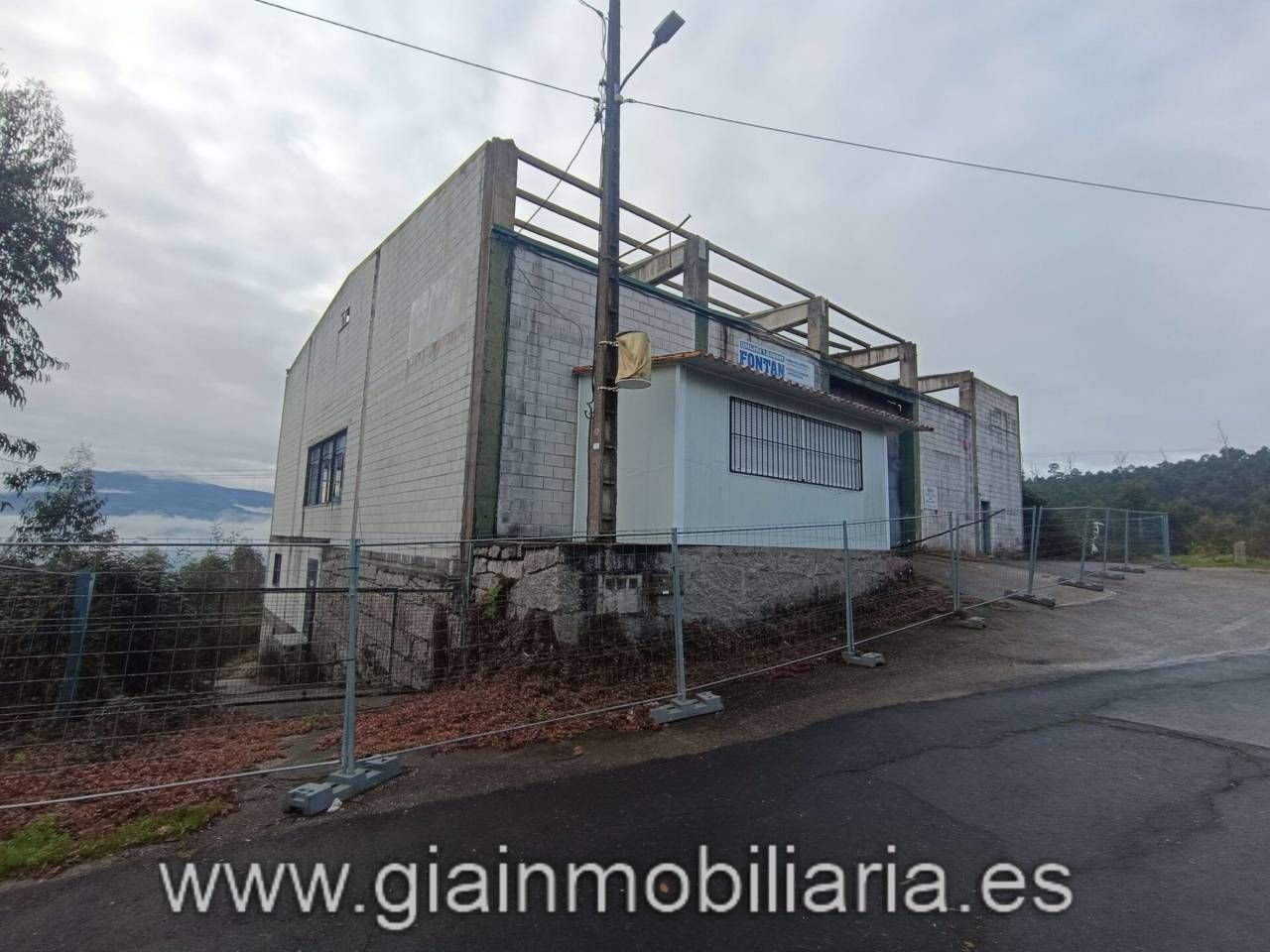 Exterior view of Industrial buildings for sale in As Neves  