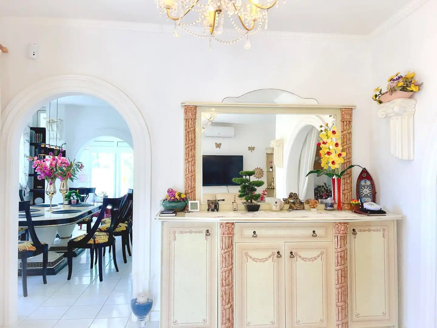 Esszimmer von Haus oder Chalet zum Verkauf in La Manga del Mar Menor mit Klimaanlage, Heizung und Privatgarten