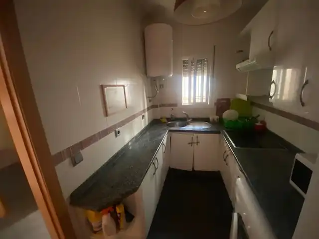 Cocina de Piso de alquiler en Sevilla con Aire acondicionado, Amueblado y Lavadora