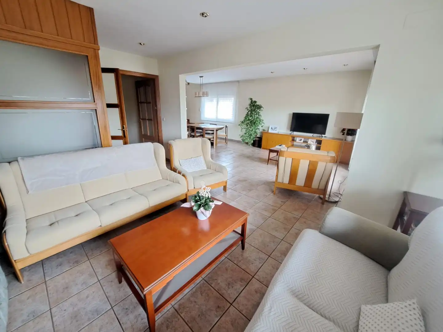 Sala d'estar de Casa o xalet en venda en Breda amb Calefacció, Jardí privat i Terrassa