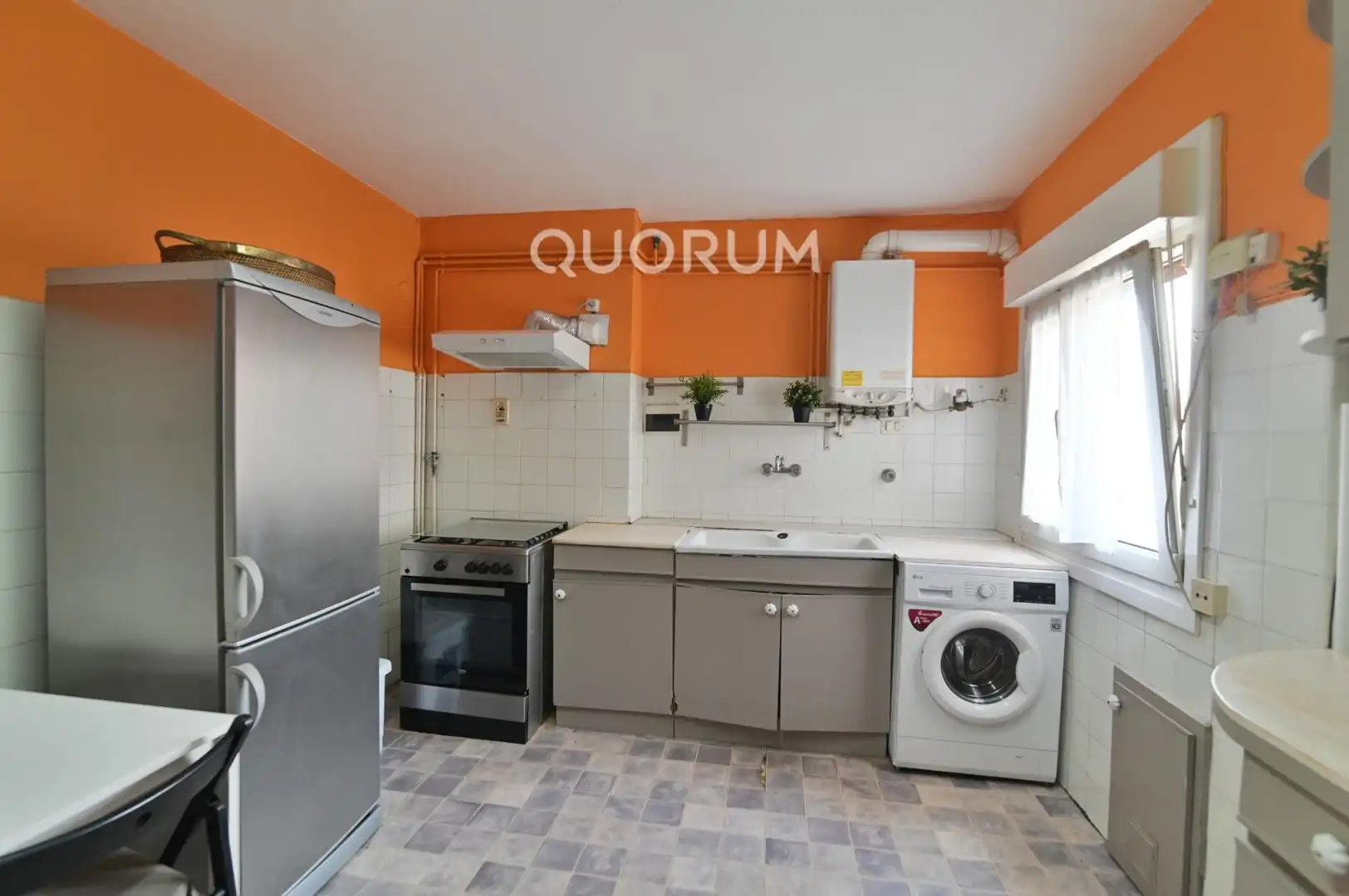 Küche von Wohnung zum Verkauf in Galdakao mit Heizung, Parkett und Möbliert