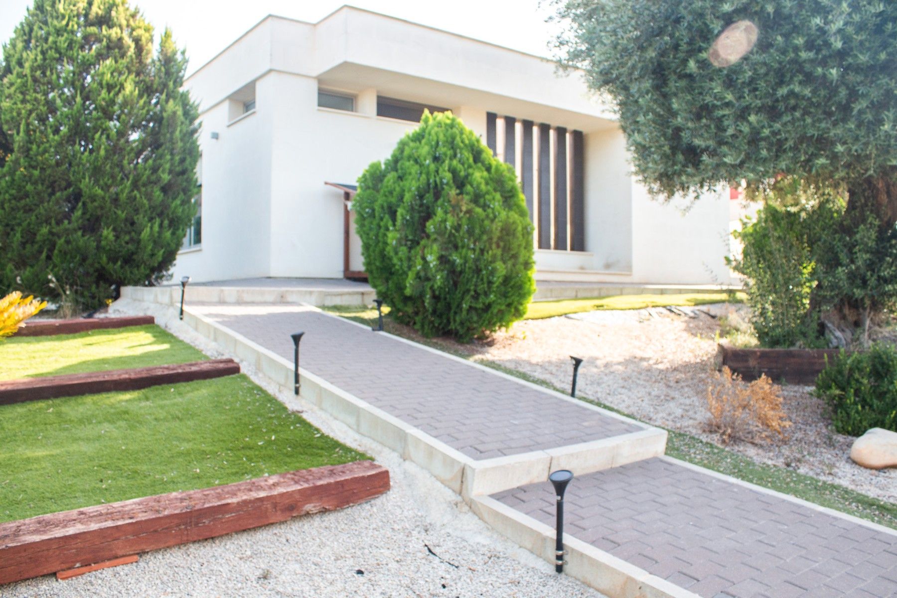 Vista exterior de Casa o xalet en venda en Las Torres de Cotillas amb Aire condicionat, Jardí privat i Terrassa