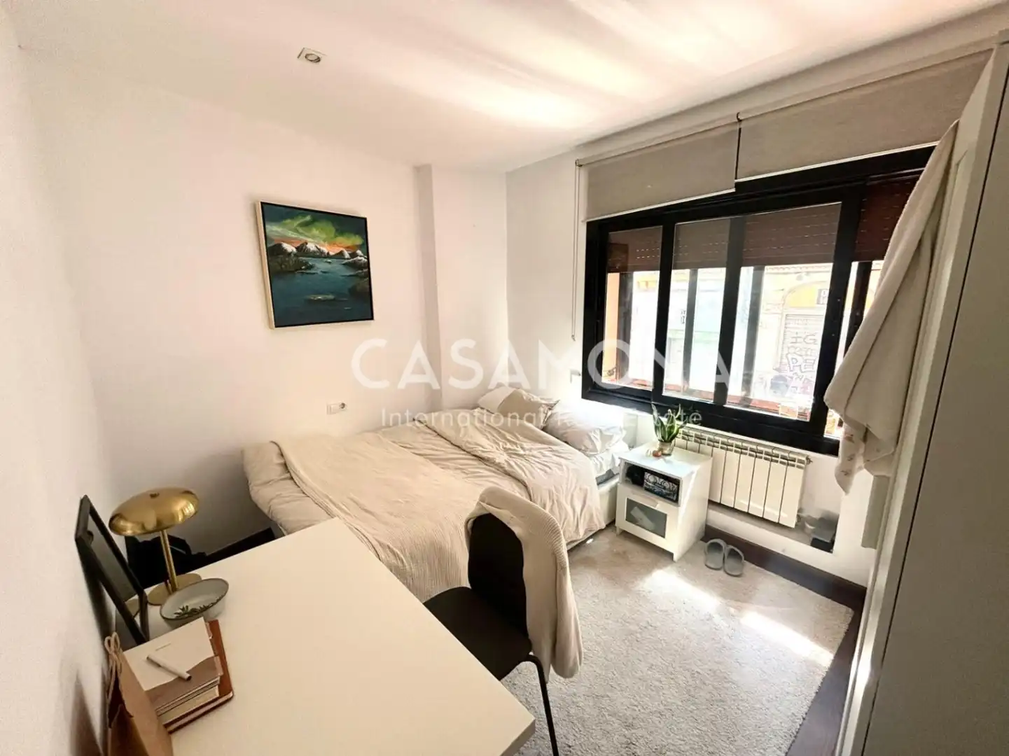 Schlafzimmer von Wohnungen zum Verkauf in Barcelona mit Klimaanlage