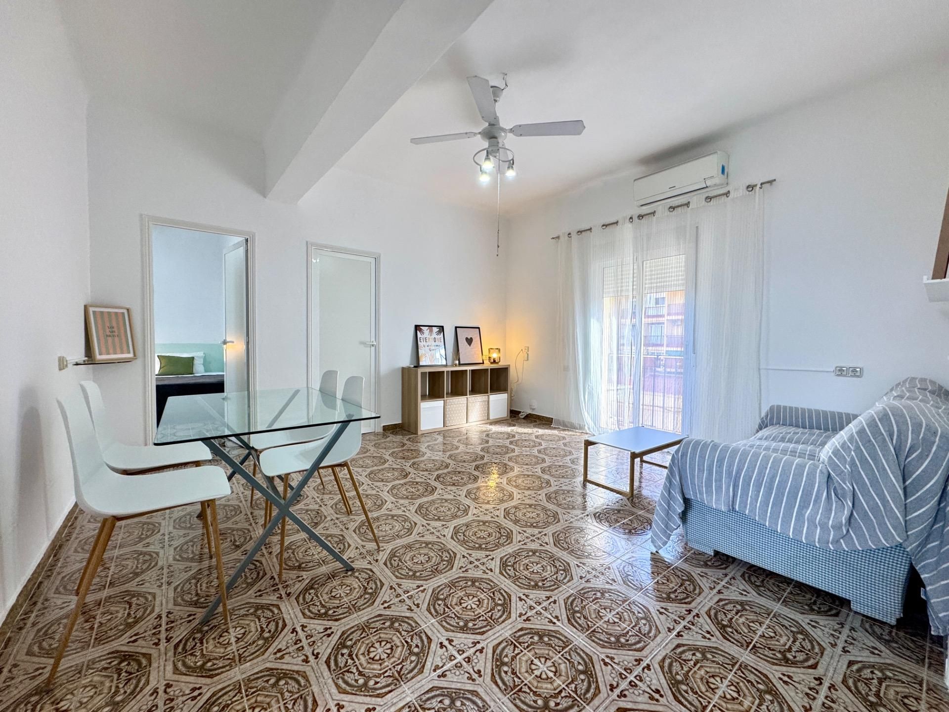 Living room of Flat to rent in Alicante / Alacant  with Air Conditioner, Heating and Terrace