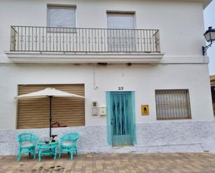 Exterior view of Single-family semi-detached for sale in Alcublas  with Air Conditioner, Heating and Private garden