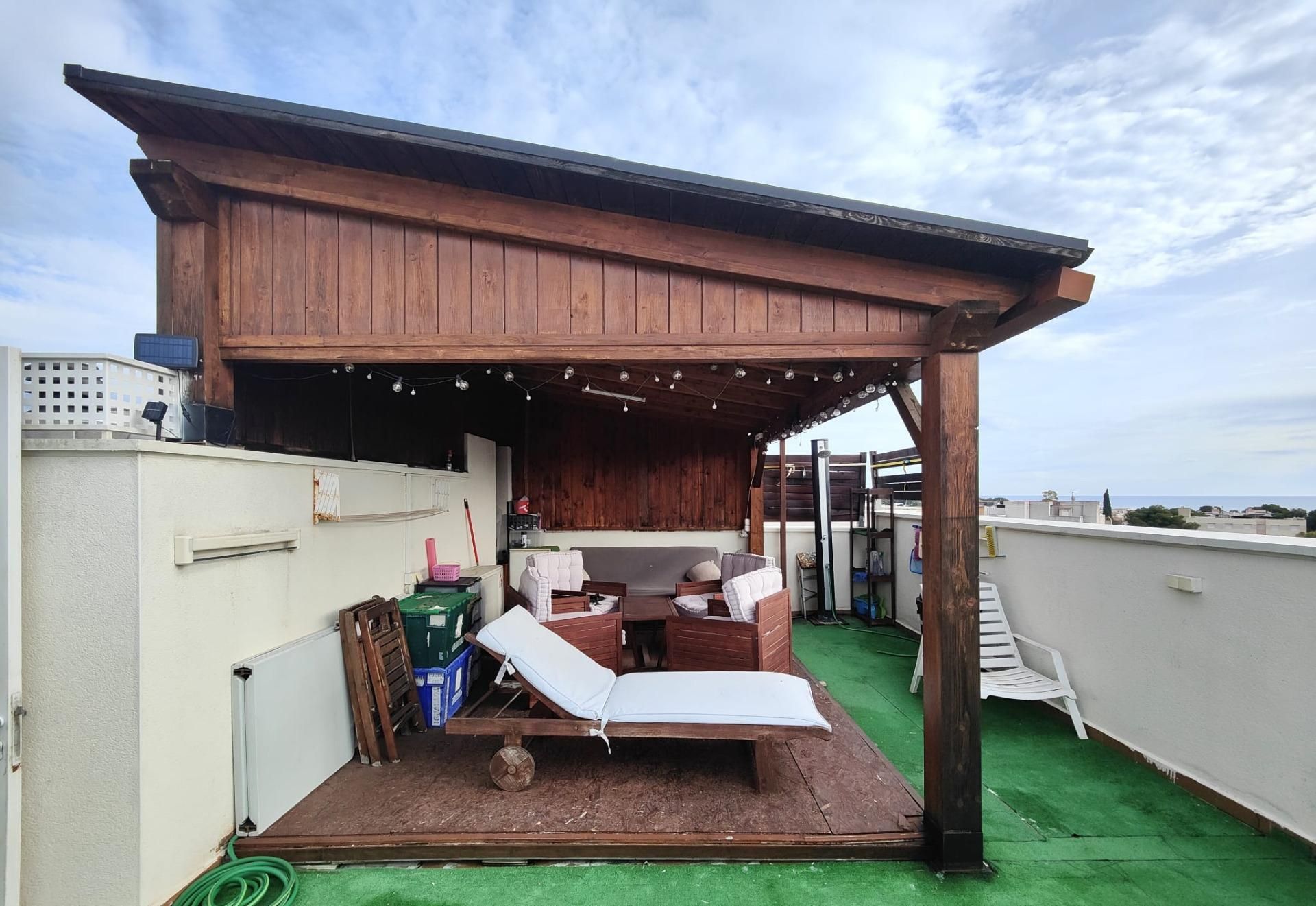 Terrace of Attic for sale in El Vendrell  with Air Conditioner, Heating and Private garden