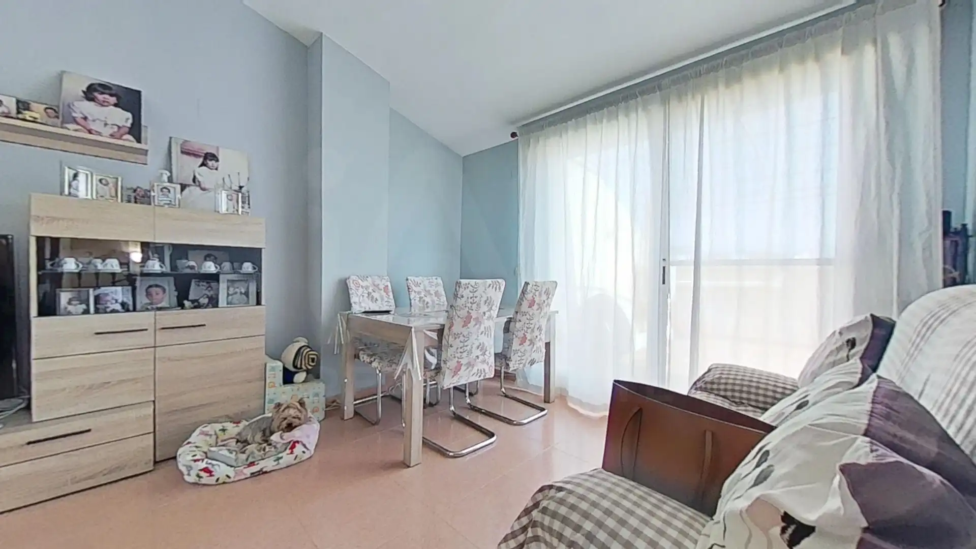 Esszimmer von Maisonette zum Verkauf in Castellón de la Plana / Castelló de la Plana mit Klimaanlage, Heizung und Terrasse