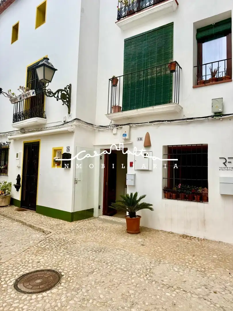 Vista exterior de Planta baja en venta en Altea con Aire acondicionado, Terraza y Amueblado