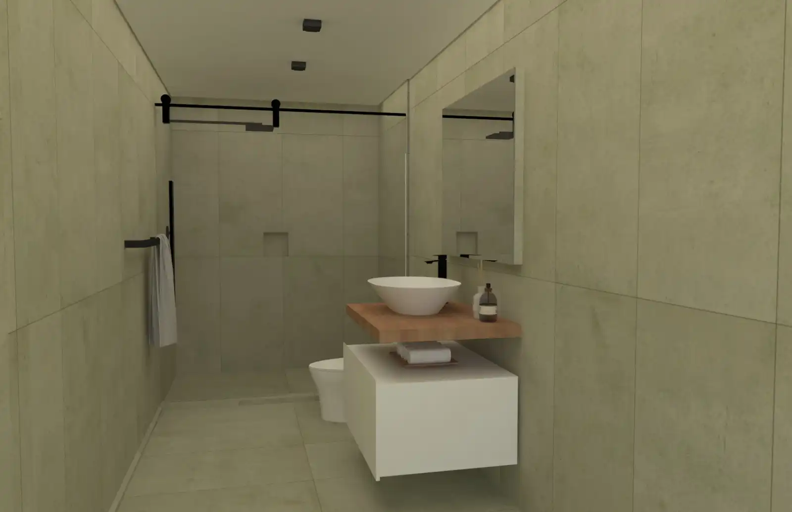 Bathroom of Attic for sale in Badalona  with Terrace and Balcony