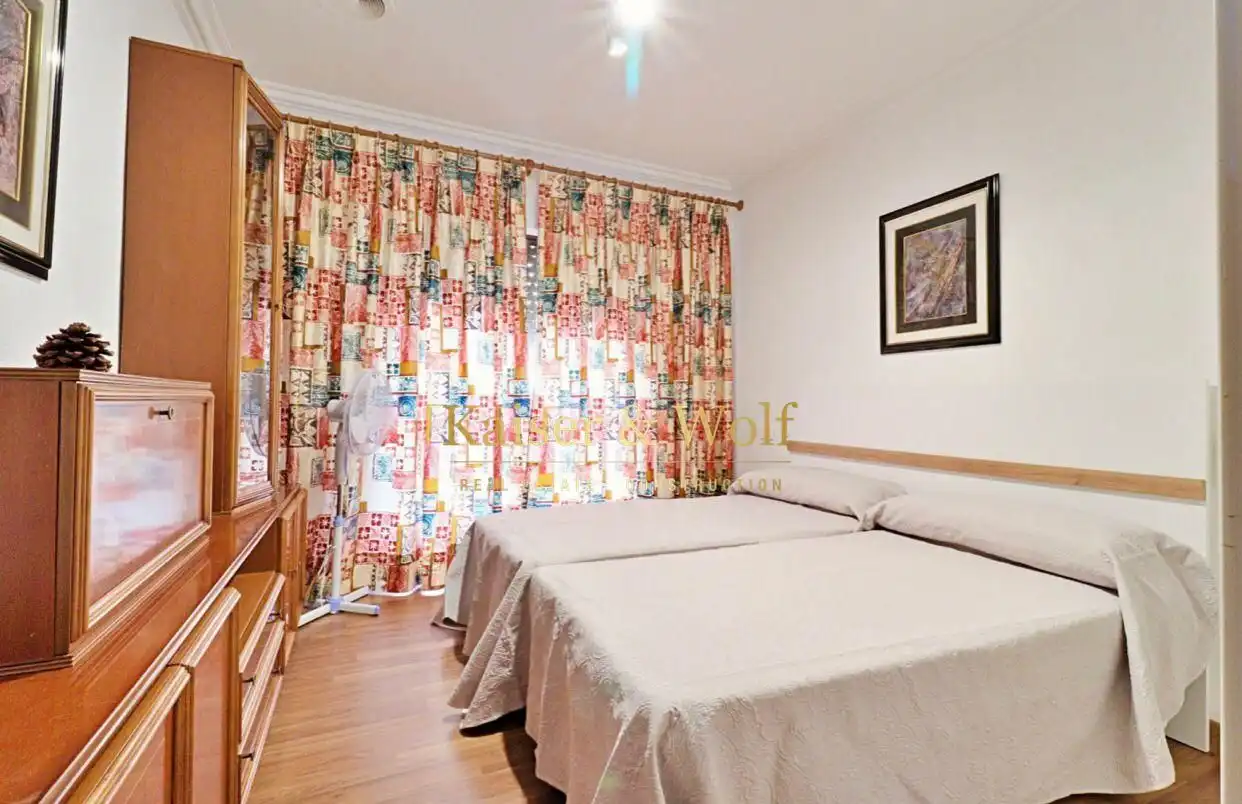 Bedroom of Flat for rent in Santa Pola  with Air Conditioner, Terrace and Furnished