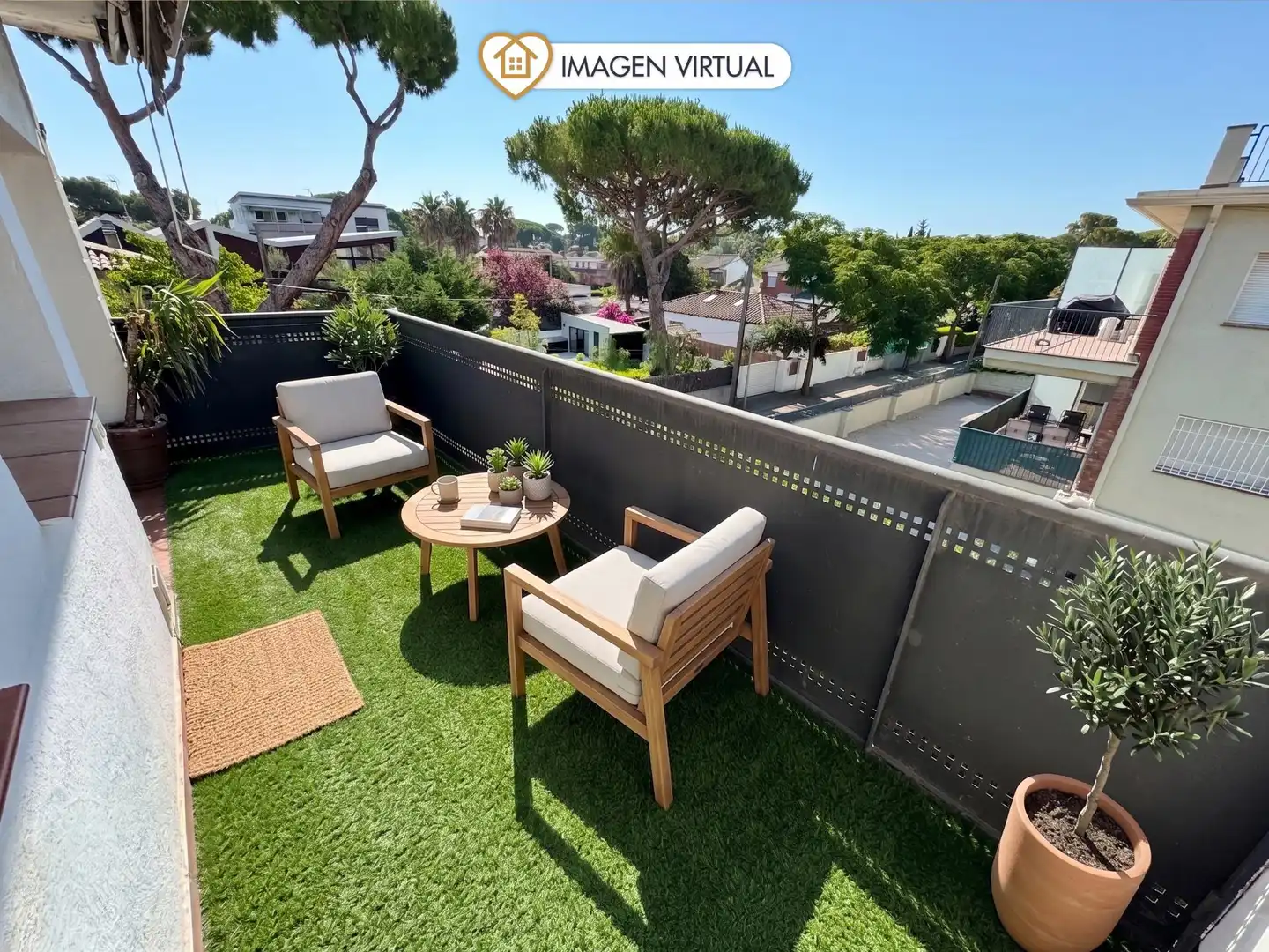 Terraza de Piso en venta en Castelldefels con Aire acondicionado, Calefacción y Parquet