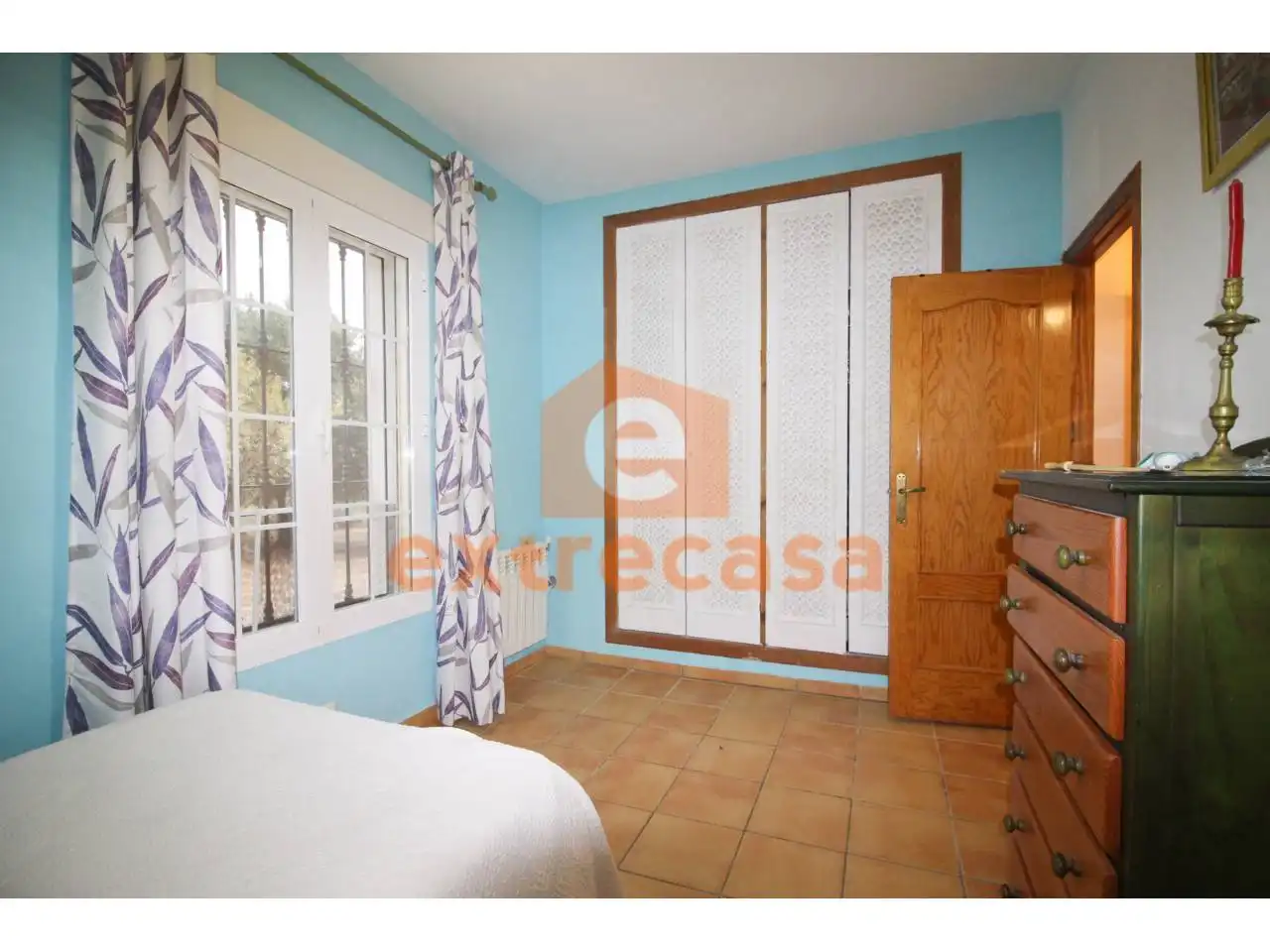 Schlafzimmer von Haus oder Chalet zum Verkauf in Badajoz mit Klimaanlage, Heizung und Privatgarten