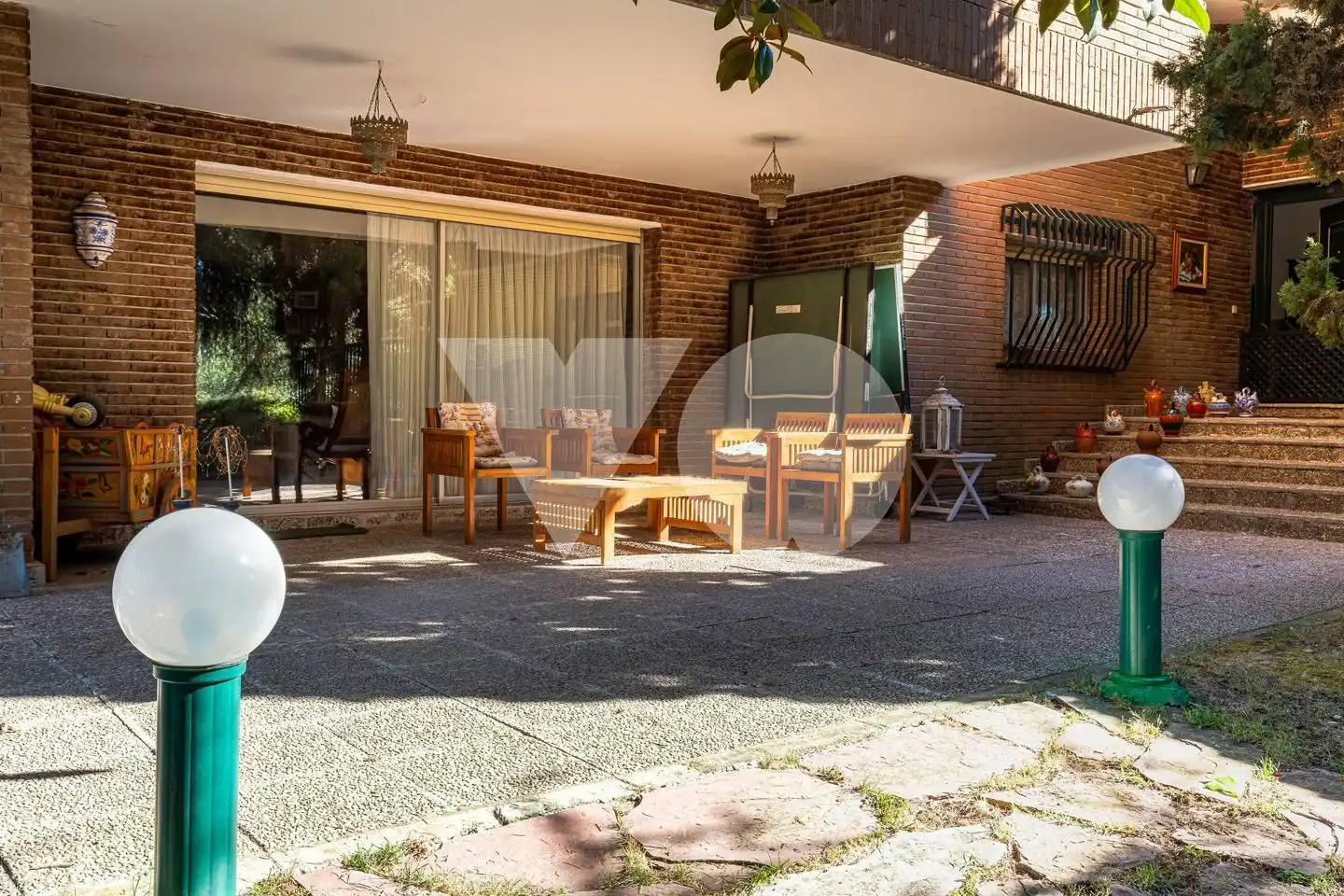 Terrassa de Casa o xalet en venda en Majadahonda amb Aire condicionat, Calefacció i Jardí privat