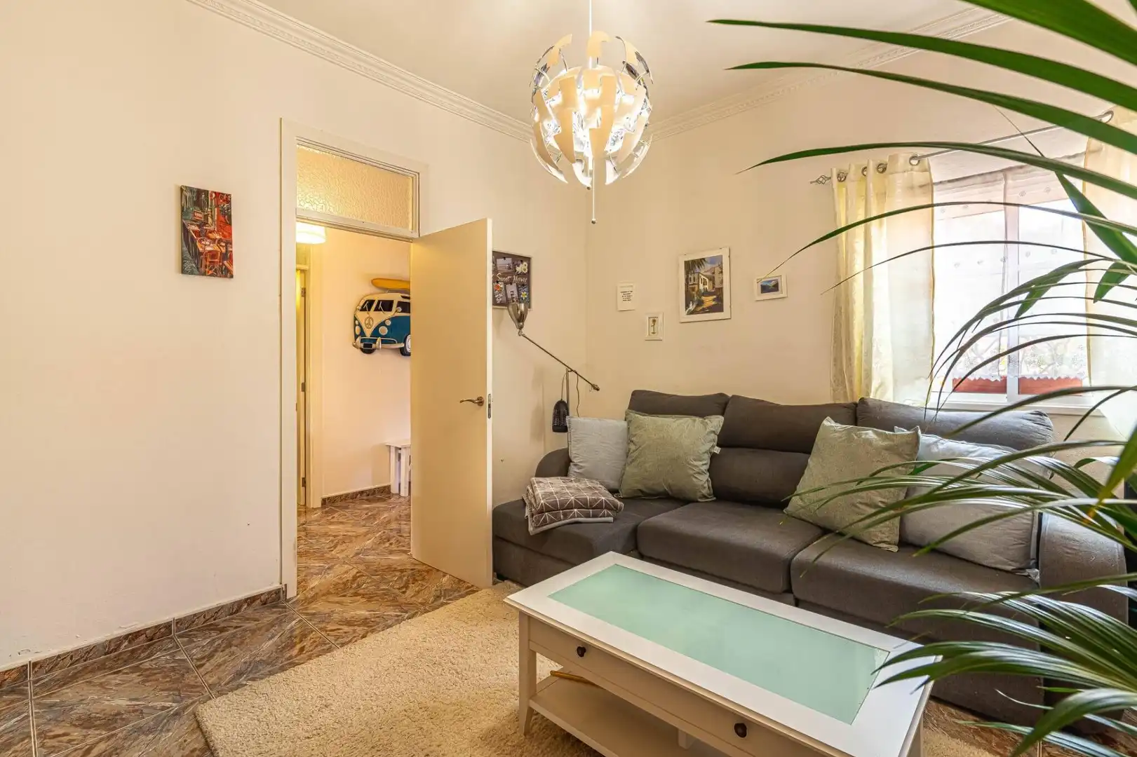 Sala de estar de Casa o chalet en venta en San Juan de la Rambla con Terraza, Trastero y Amueblado