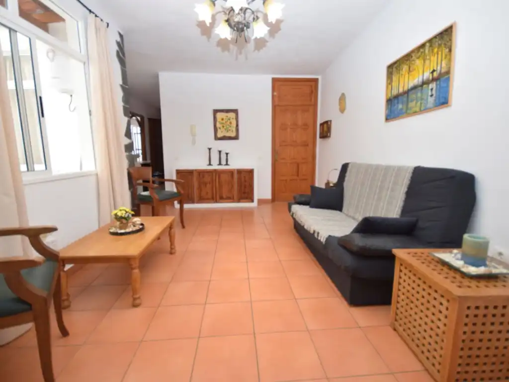 Sala d'estar de Pis de lloguer en Guía de Isora amb Moblat, Forn i Rentadora