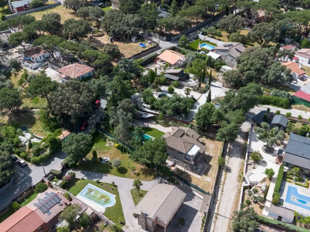 Vista exterior de Casa o chalet en venta en Galapagar con Jardín privado, Terraza y Trastero