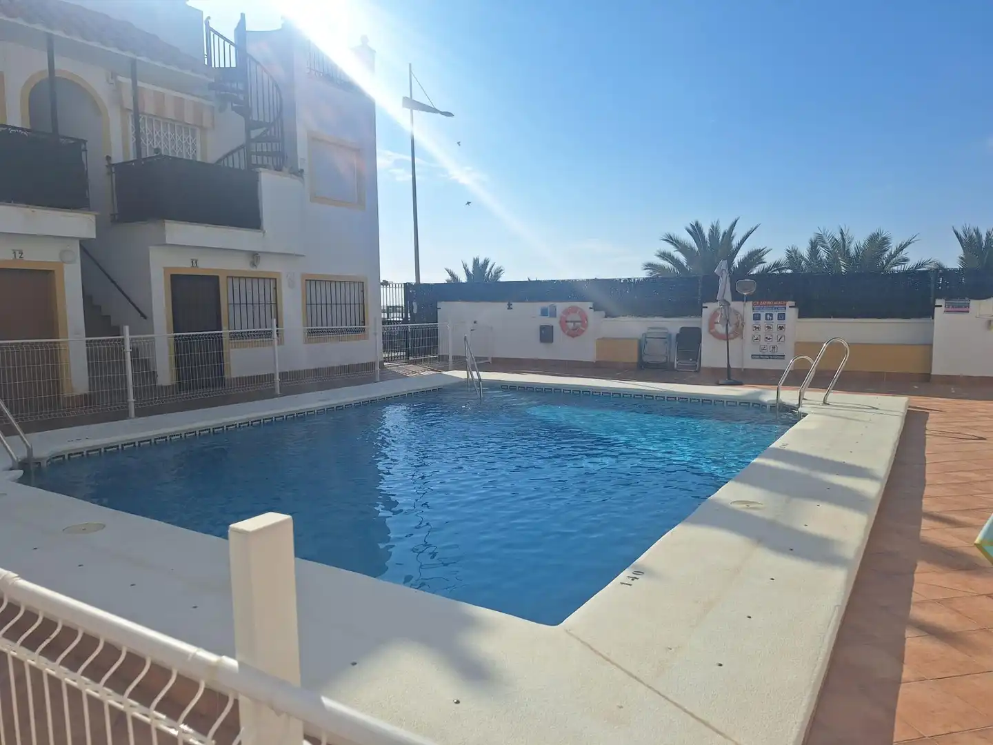 Piscina de Apartamento en venta en Cuevas del Almanzora con Aire acondicionado, Calefacción y Amueblado