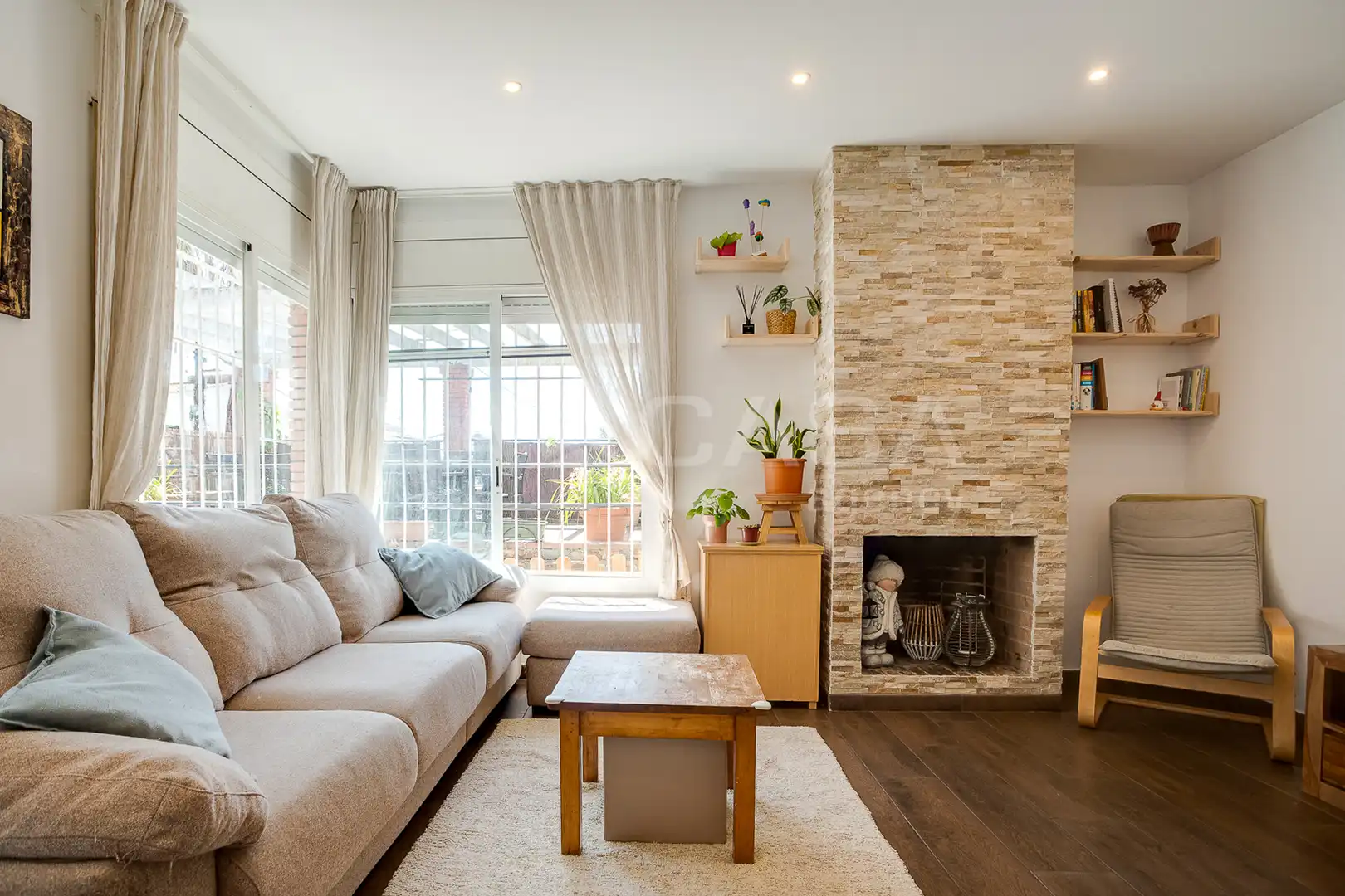 Sala de estar de Casa o chalet en venta en Cabrils con Calefacción