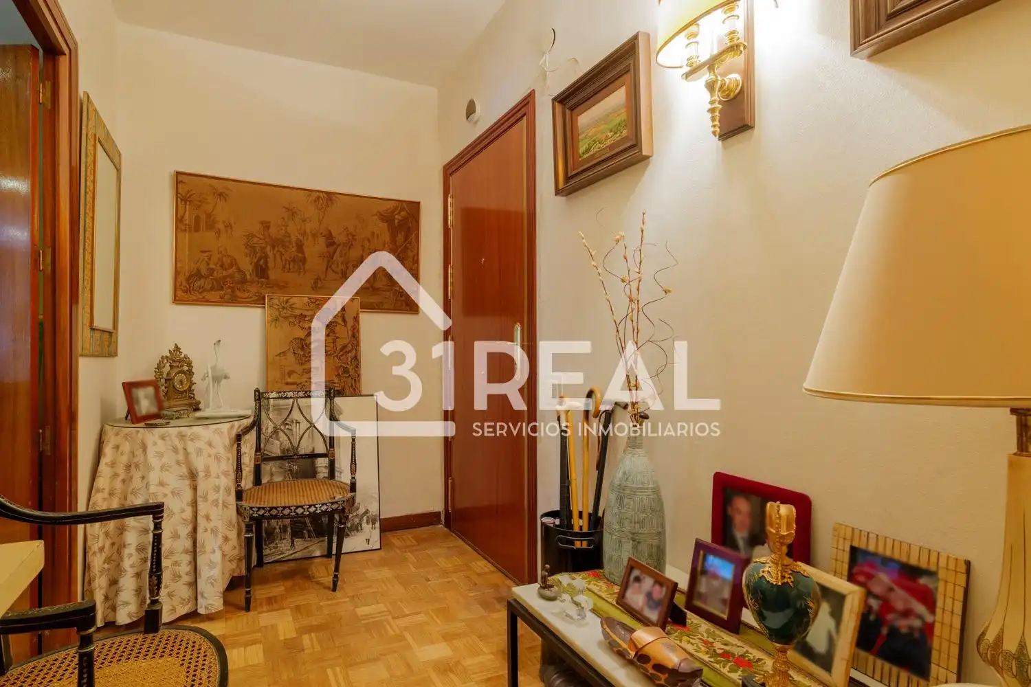 Bedroom of Flat for sale in Madrid  with Air Conditioner, Heating and Parquet flooring