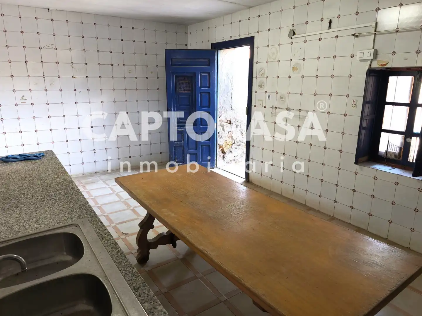 Cocina de Finca rústica en venta en Cartagena con Jardín privado