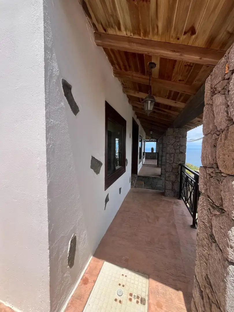 Vista exterior de Casa o chalet en venta en Moya (Las Palmas) con Jardín privado, Terraza y Amueblado