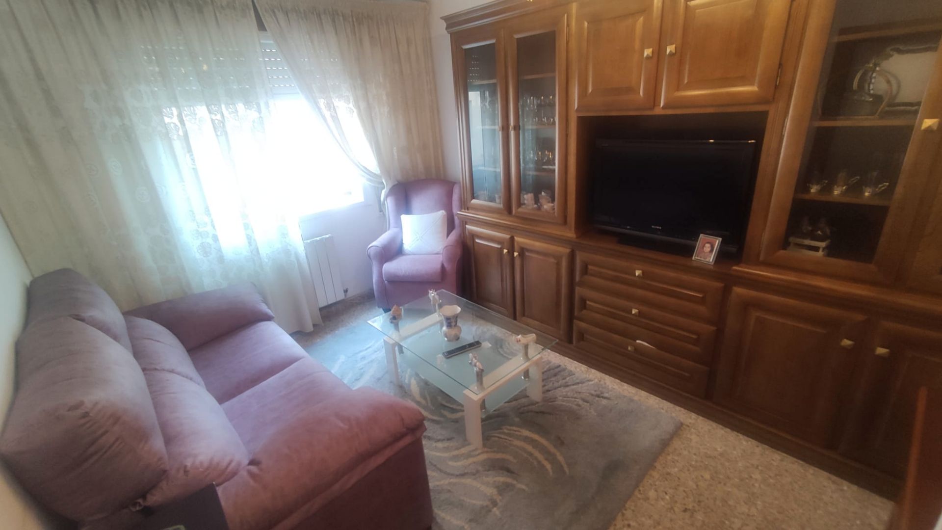 Living room of Flat for sale in Ourense Capital   with Heating, Furnished and Oven
