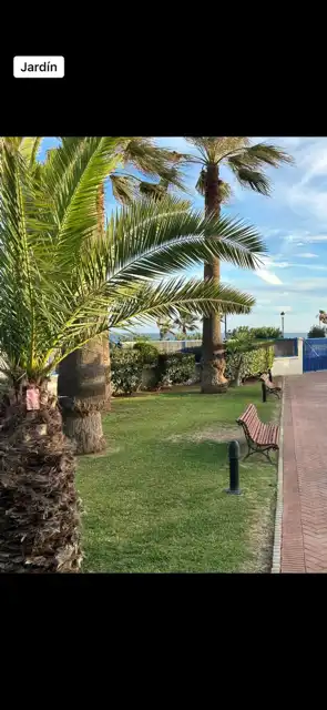 Jardí de Dúplex de lloguer en Mijas amb Aire condicionat, Jardí privat i Terrassa