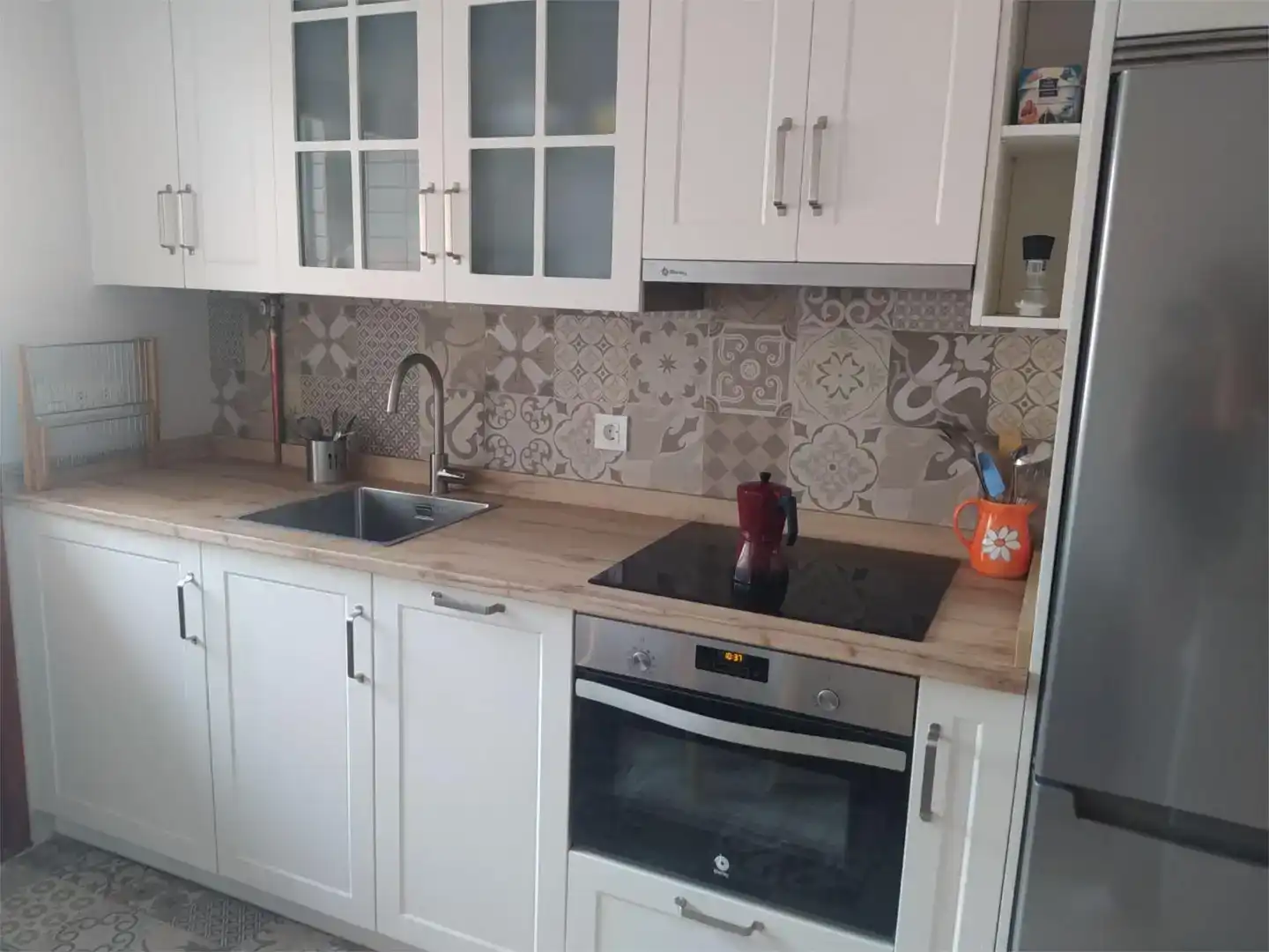Cocina de Apartamento de alquiler en Gijón 