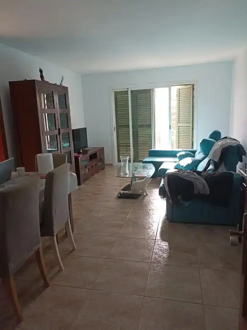 Sala d'estar de Pis en venda en Sant Lluís amb Aire condicionat