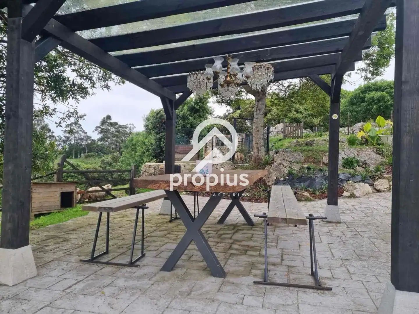 Terraza de Casa o chalet en venta en Ribadesella con Calefacción, Jardín privado y Terraza