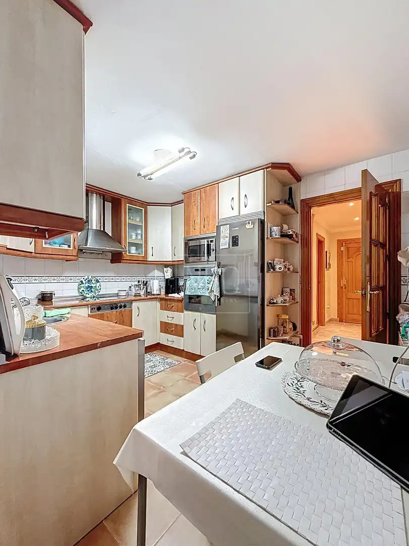 Cocina de Casa adosada en venta en Vegas del Genil con Aire acondicionado, Calefacción y Trastero