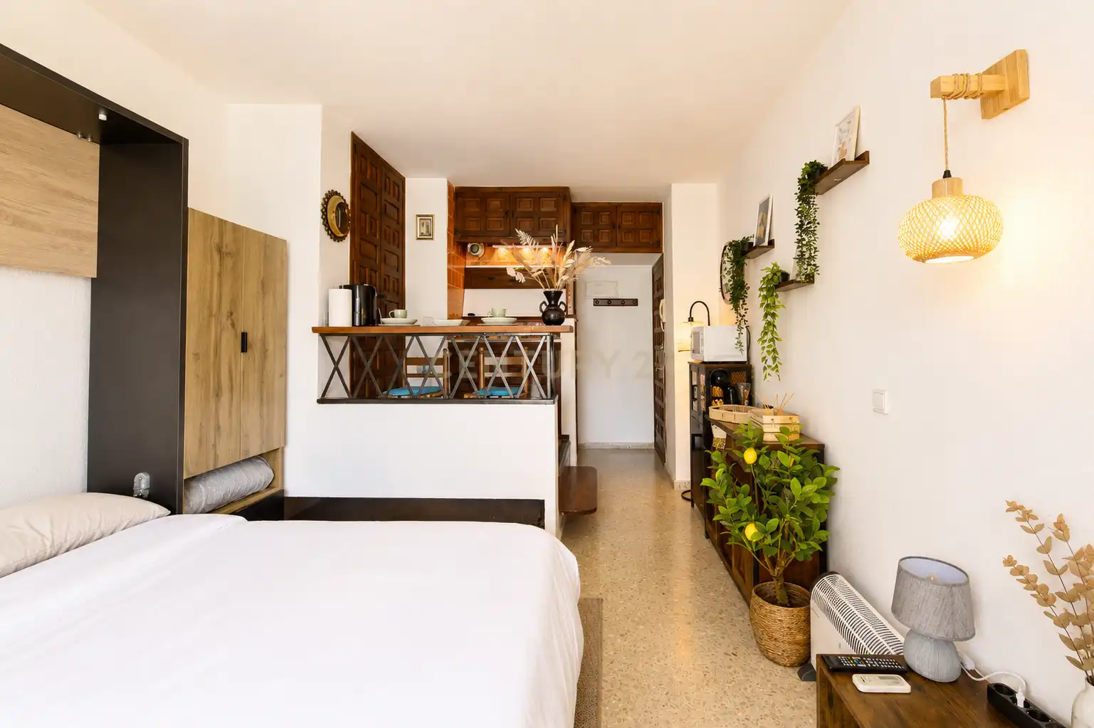 Dormitori de Estudi de lloguer en Calpe / Calp amb Balcó