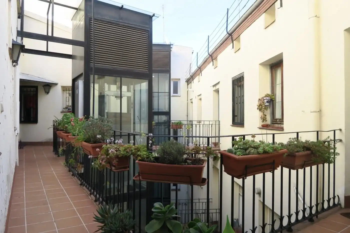 Terrasse von Wohnungen zur Miete in Madrid mit Klimaanlage, Heizung und Möbliert