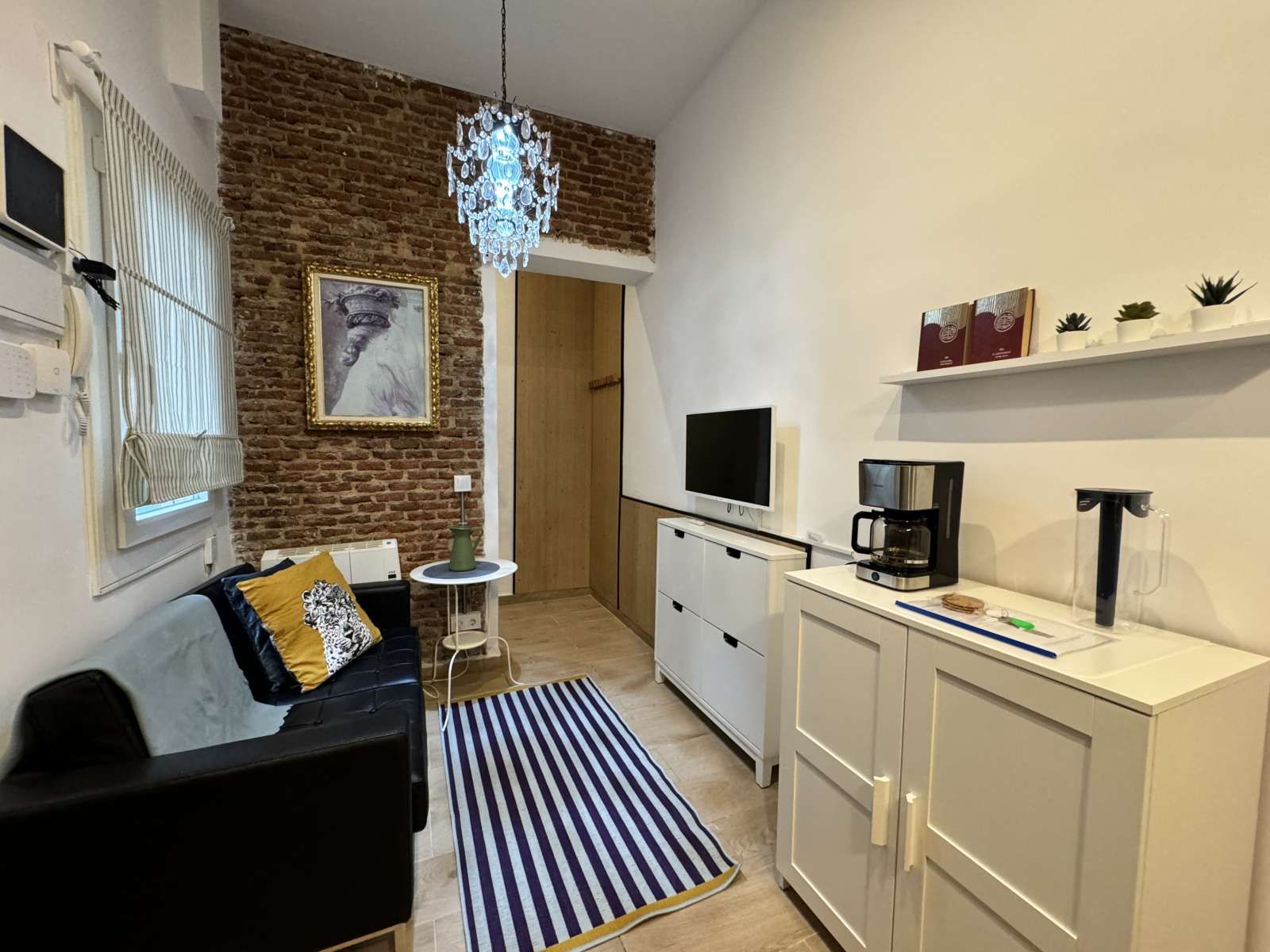 Sala d'estar de Apartament per a compartir en  Madrid Capital amb Aire condicionat, Calefacció i Terrassa