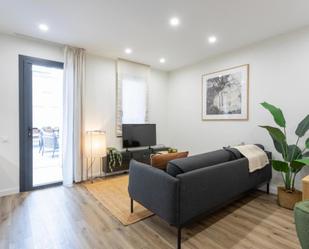 Sala d'estar de Apartament de lloguer en  Barcelona Capital amb Aire condicionat, Moblat i Forn