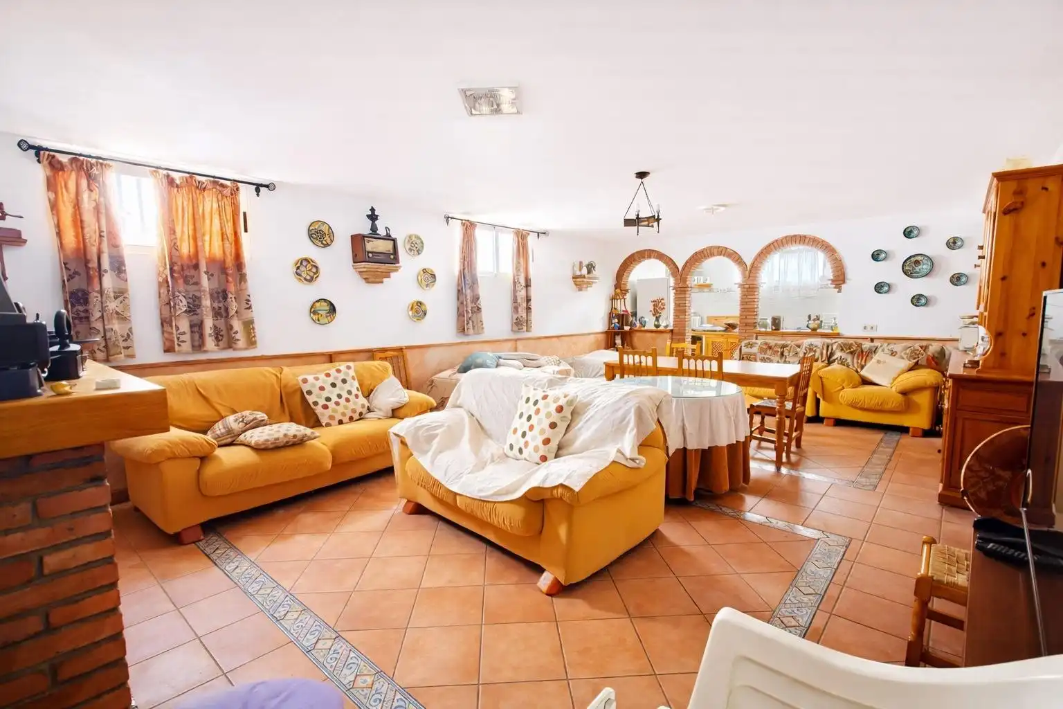 Living room of Houses for sale in Güevéjar  with Private garden, Terrace and Storage room