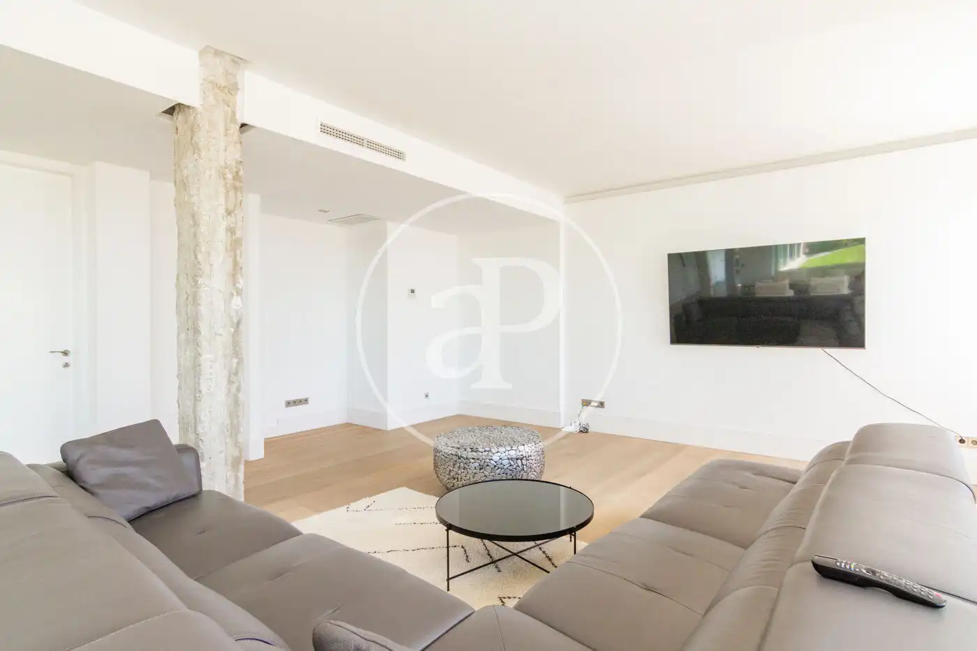 Sala de estar de Ático en venta en Madrid con Aire acondicionado, Calefacción y Jardín privado