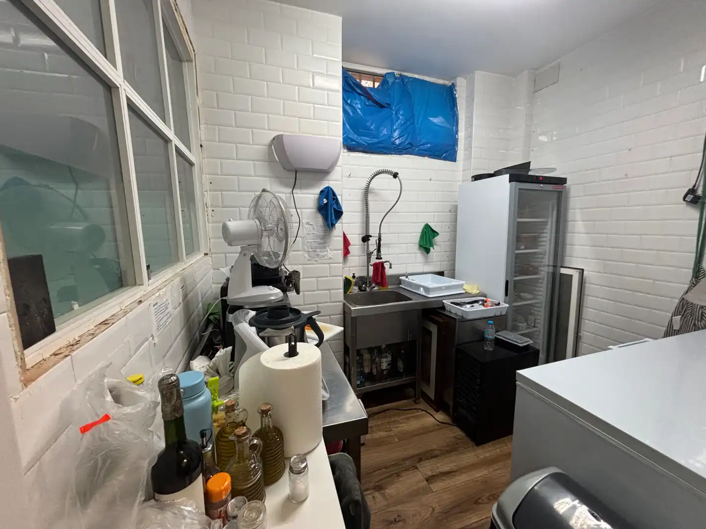 Cocina de Local en traspaso en Madrid con Aire acondicionado, Terraza y Internet