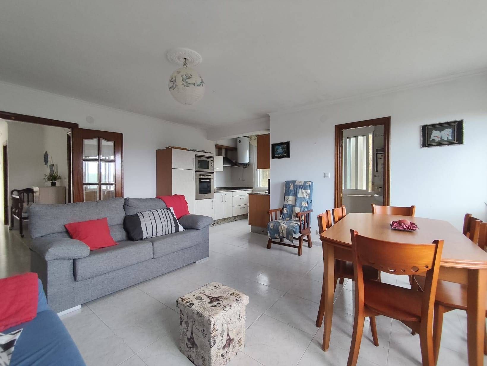 Sala de estar de Piso en venta en Fisterra con Amueblado