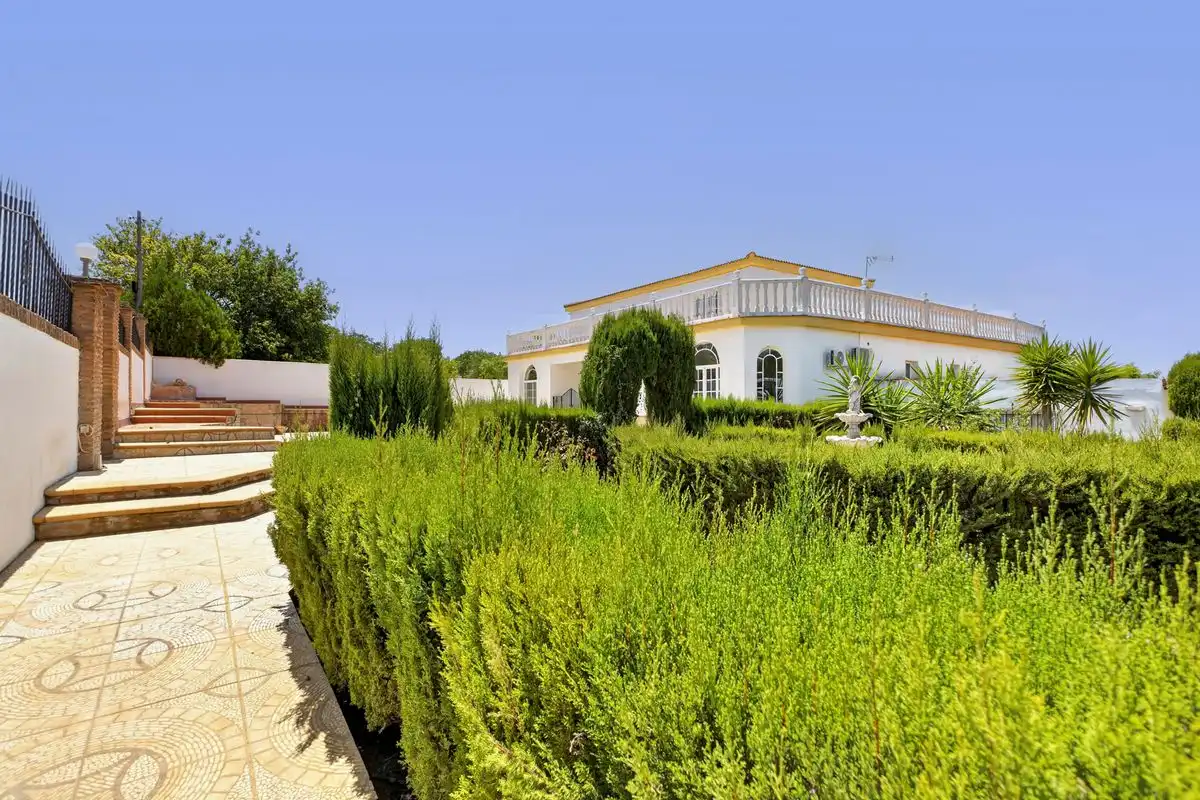 Jardí de Casa o xalet en venda en Carmona amb Aire condicionat, Calefacció i Jardí privat