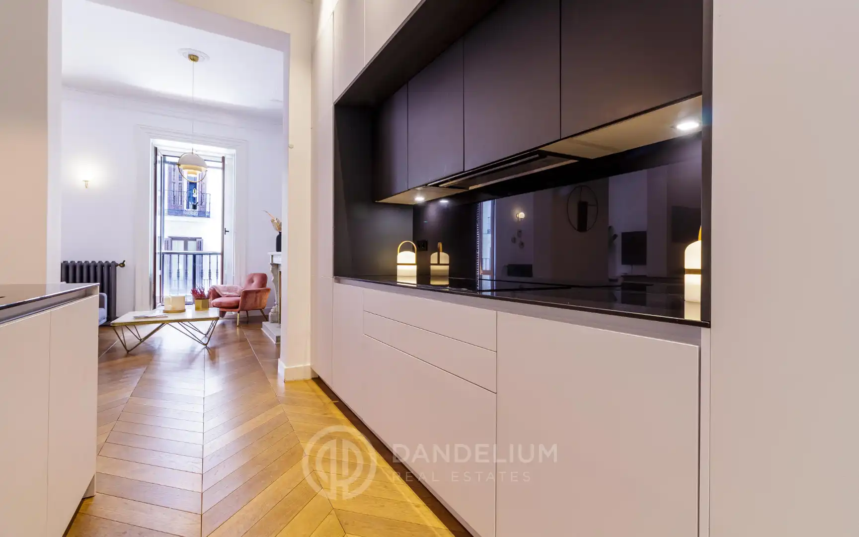 Cocina de Piso de alquiler en Madrid con Aire acondicionado, Calefacción y Parquet