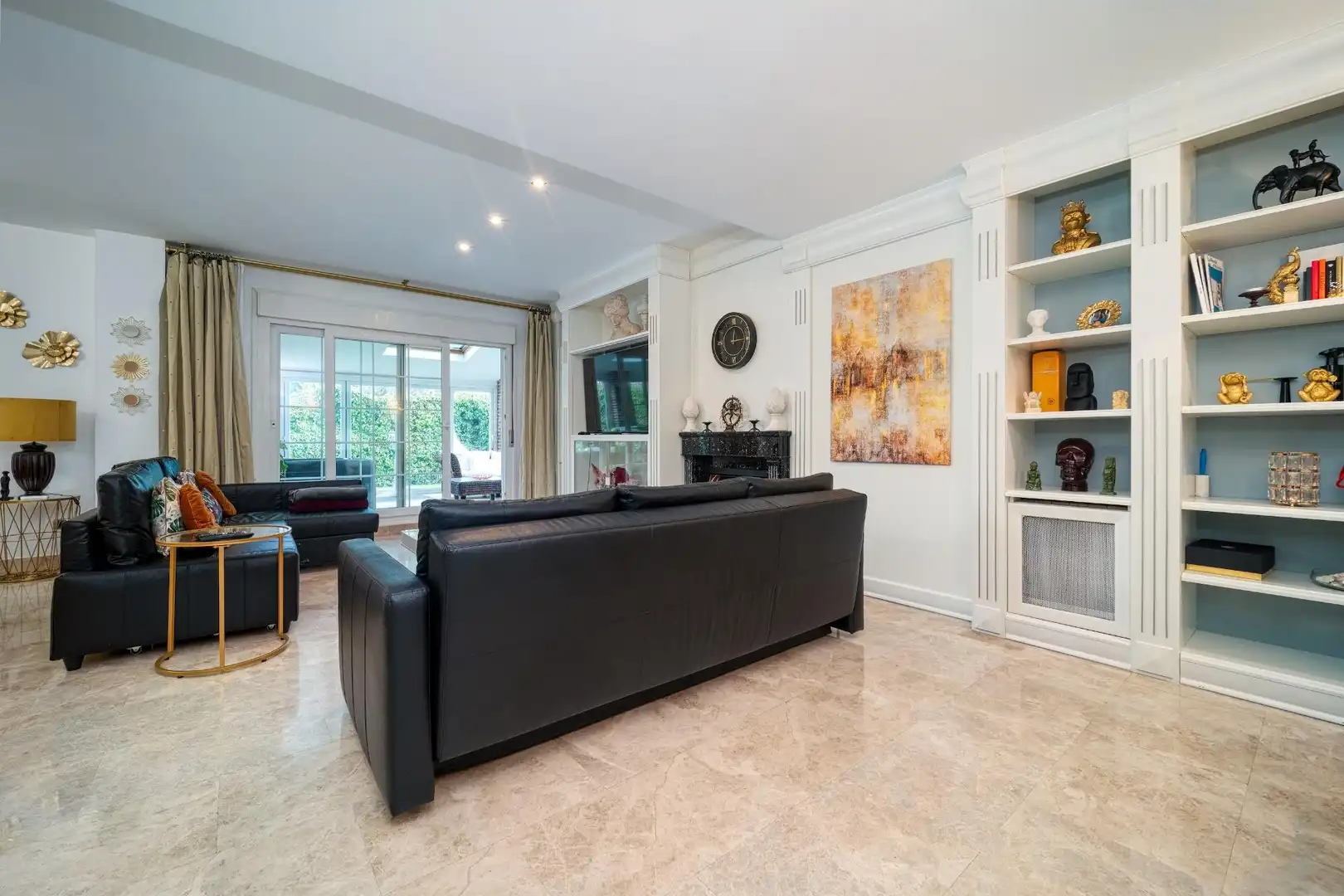 Sala de estar de Casa o chalet de alquiler en Pozuelo de Alarcón con Calefacción, Jardín privado y Terraza