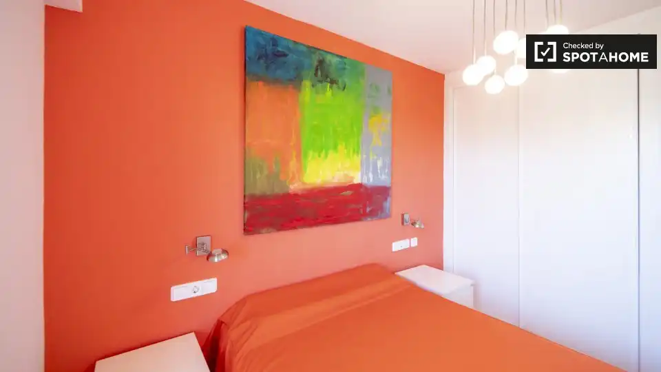 Habitación de Piso de alquiler en Valencia con Aire acondicionado, Calefacción y Amueblado