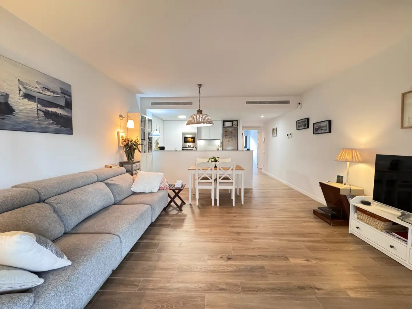 Living room of Flat for sale in Cardedeu  with Air Conditioner, Heating and Balcony