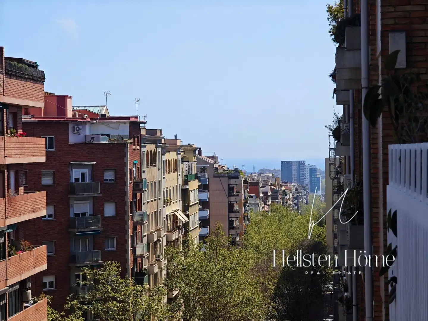 Vista exterior de Piso de alquiler en Barcelona con Aire acondicionado y Terraza