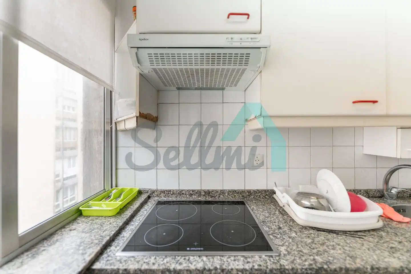 Küche von Wohnung zur Miete in Gijón  mit Heizung, Terrasse und Möbliert